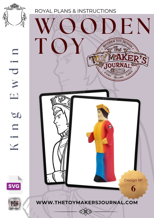 King Ewdin Wooden Figurine Pattern PDF & SVG